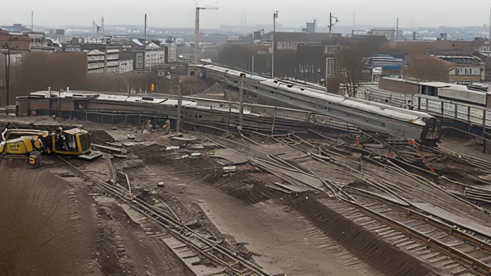Berlin: Podul A100 demolat, Ringbahn închis 3 săpt.