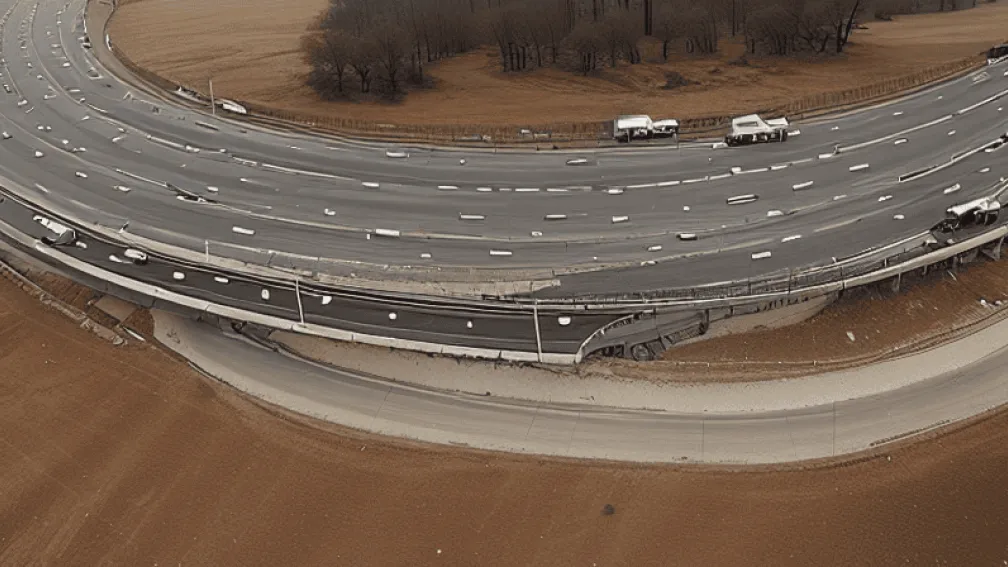 Audi în flăcări pe A6! Șoferul a scăpat nevătămat