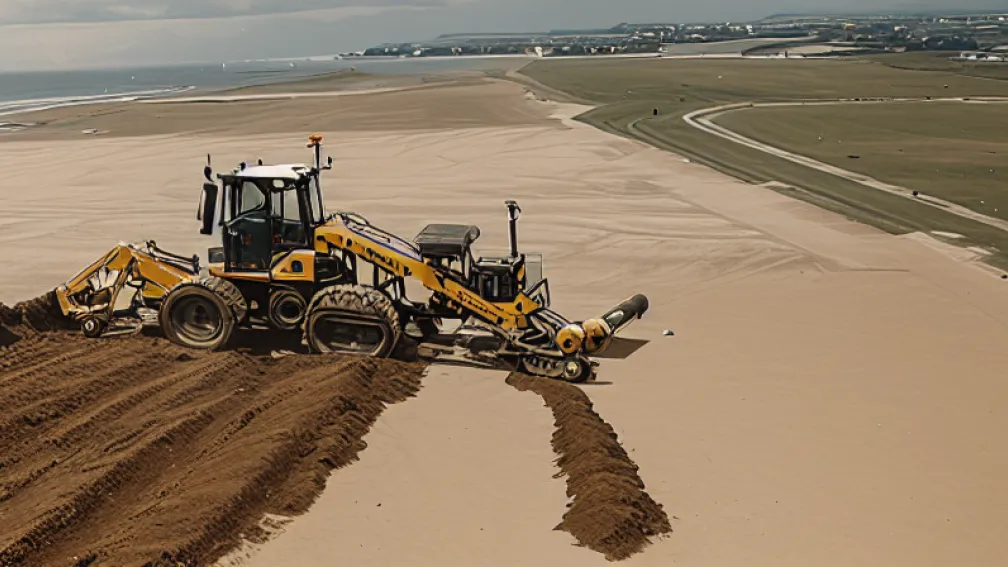 Föhr: Plaje nivelate rapid cu o nouă tehnologie