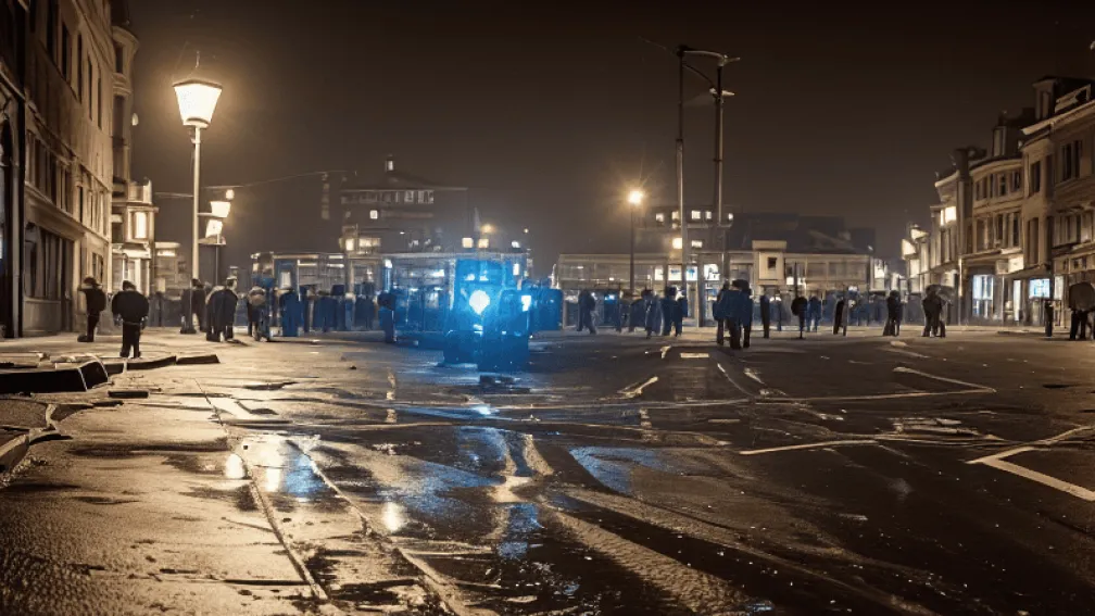 Hamburg: Poliția oprește bătaia cu pistoale-mitralieră
