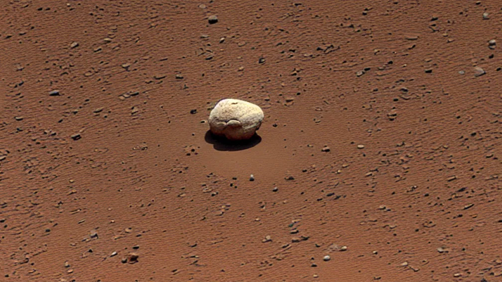 NASA: Popcorn ciudat descoperit pe Marte