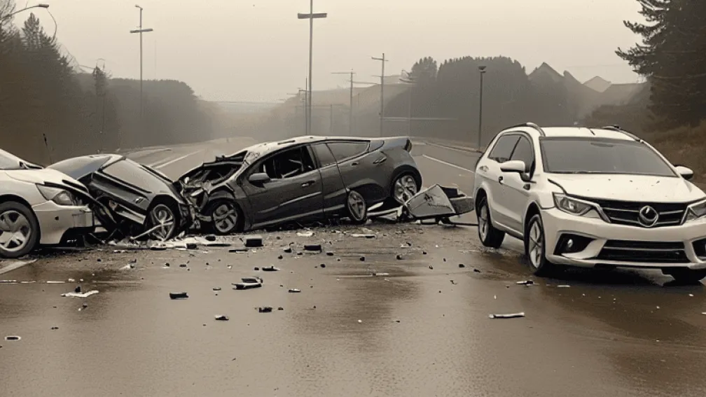 Beat la volan: Accident grav pe B54