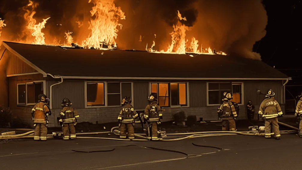 Incendiu în Holzdorf: Anexă distrusă de flăcări