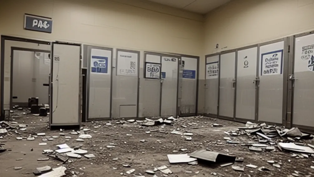 Vandalism: Fanii au distrus toaleta stadionului