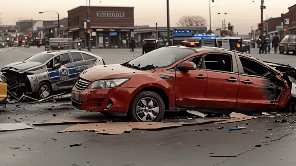 Gersweiler: Accident frontal, trei răniți