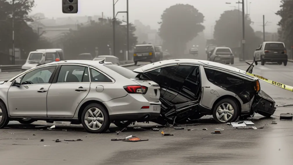 Gummersbach: Accident pe roșu, doi răniți ușor