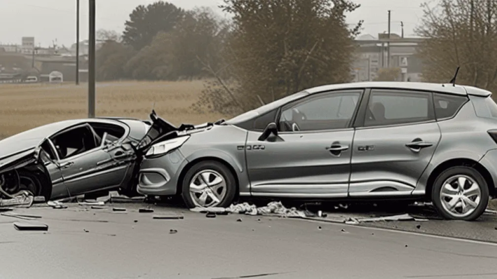 Hagen: Șofer beat, accident cu Renault în parapet