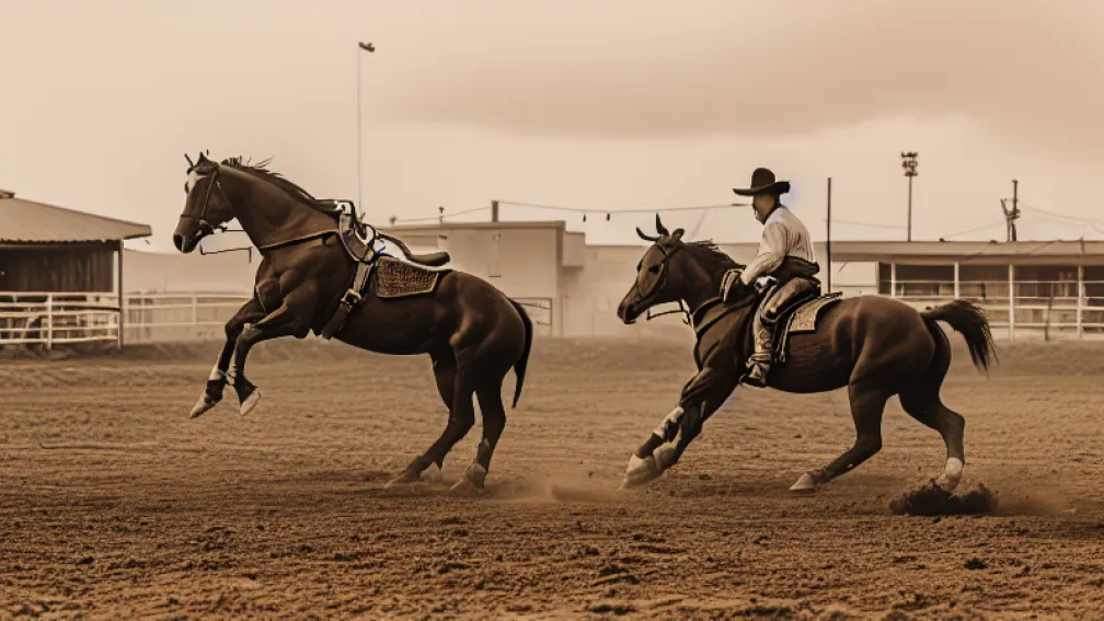Rodeo periculos: Călărie fără șa riscantă