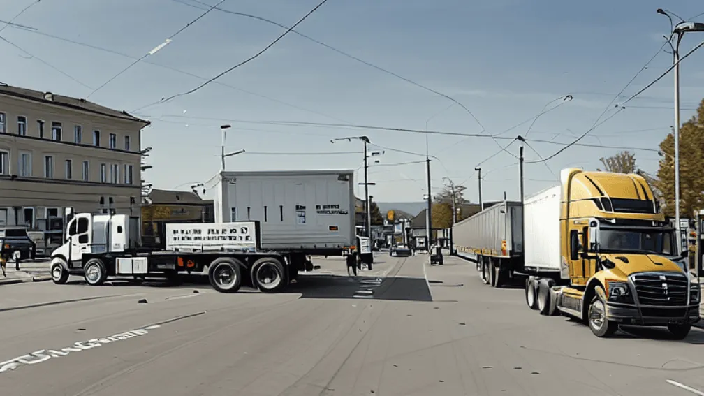 Ulm: Camion blocat pe stradă din cauza GPS-ului
