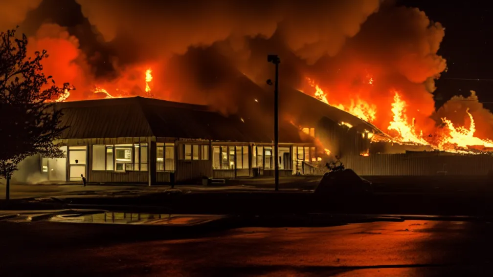 Incendiu devastator distruge o fabrică în Ahlen