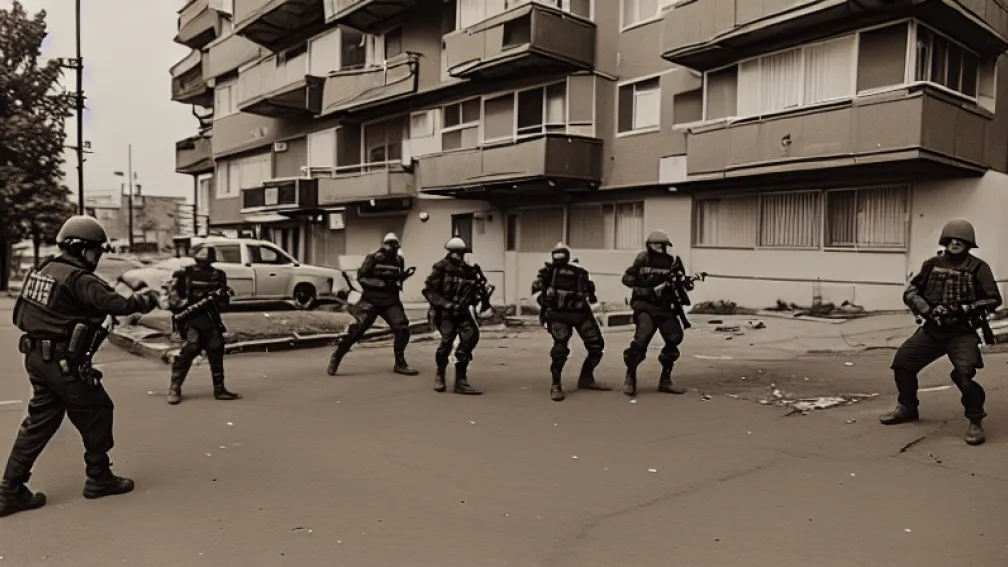 Două arestări în Essen - Intervenție SEK cu drujba