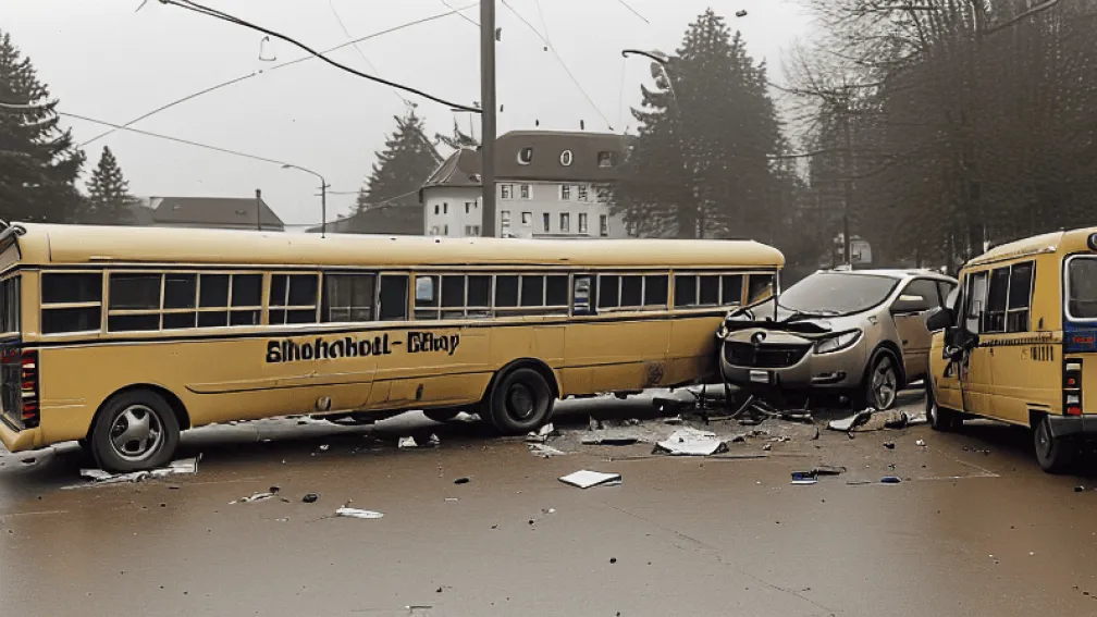 Accident grav la Pirmasens: Nouă copii răniți într-un accident de autobuz școlar