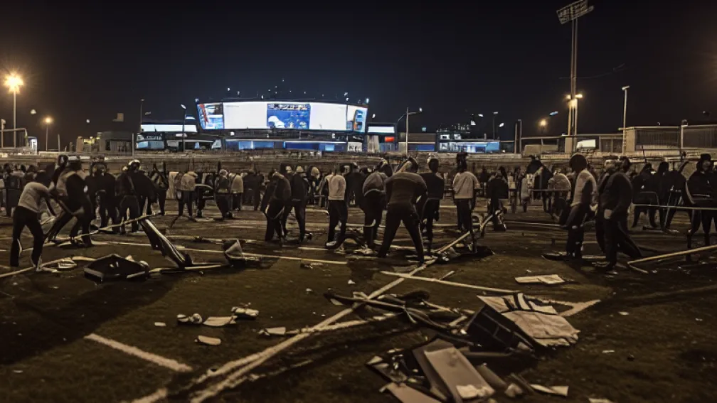 Violențe la Copa Libertadores - Fani (13, 18) striviți înaintea meciului echipei lui Vidal