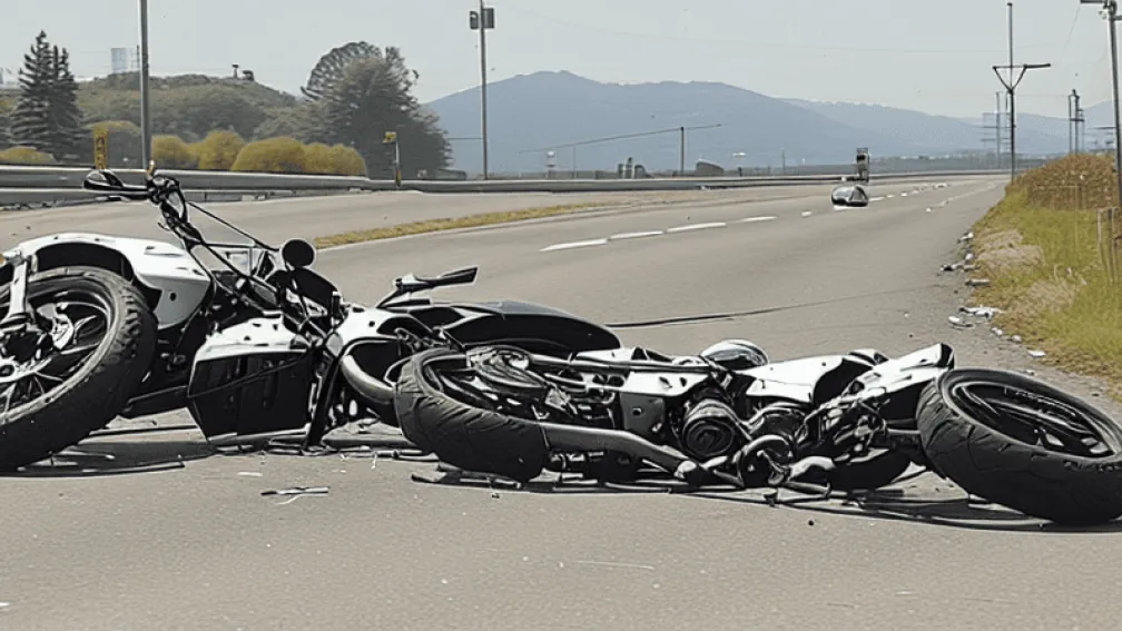 Accident grav pe A46: Motociclist rănit, trafic blocat