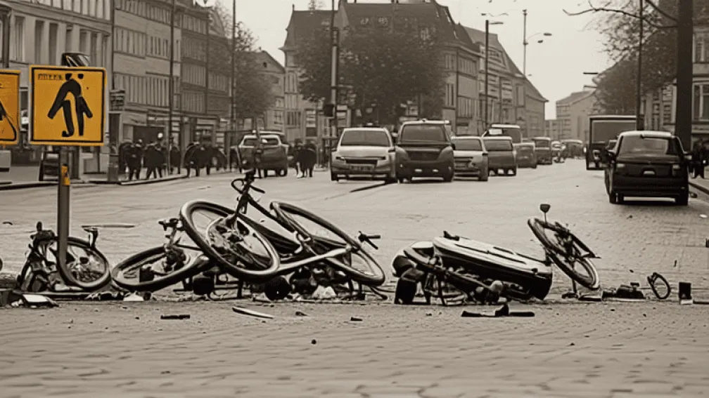Hamburg: Ciclistă de 90 de ani, rănită grav într-un accident