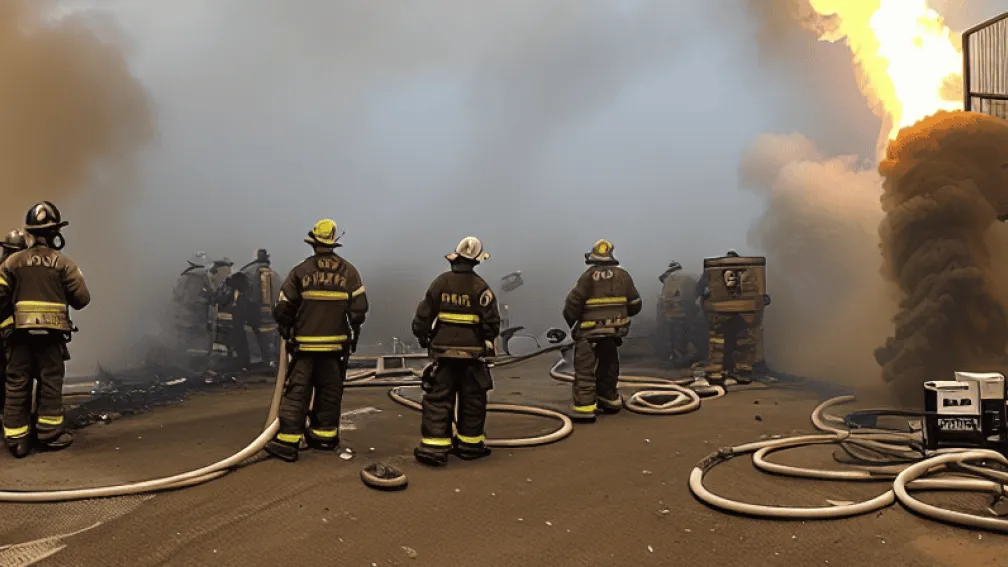 Alertă de incendiu la Bad Eilsen: Piscina unei clinici, în flăcări