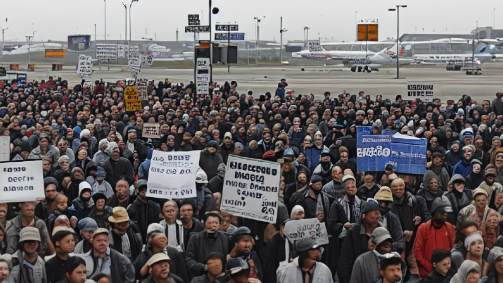 Protest la Aeroportul Lübeck: Fără Incidente Majore