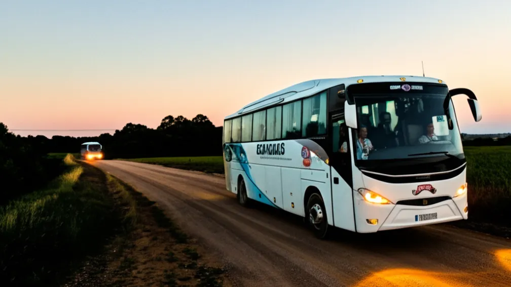 Incredibil! Autobuzul echipei, pe drumuri accidentate