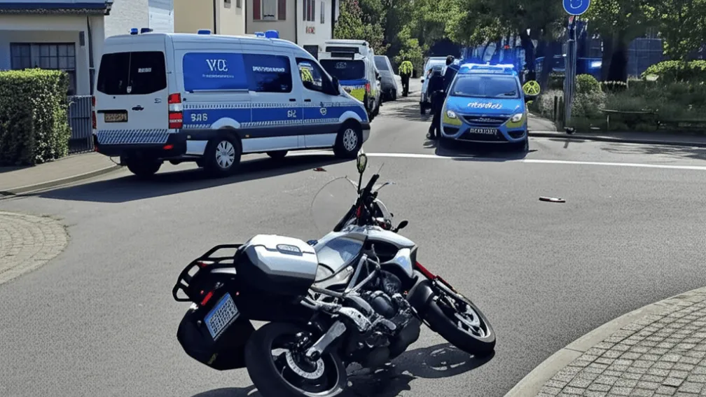 Accident grav în Nieder-Hilbesheim: Motociclist de 16 ani rănit