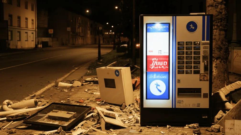 Südlohn: Automat de Țigări Aruncat în Aer