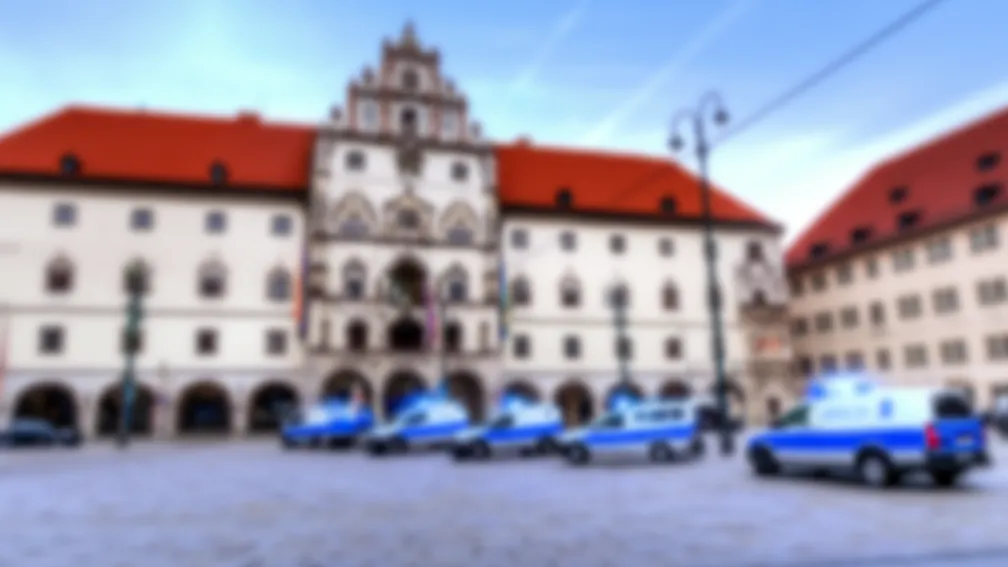 Bărbat arestat în Augsburg pentru agresiune asupra poliției