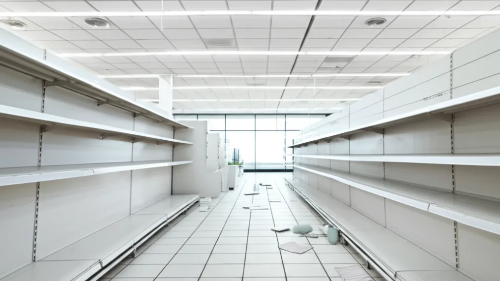 Cai năvălesc într-un supermarket: Incident bizar