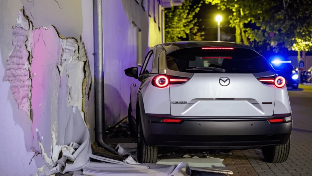 Accident Ransweiler: Tineri cu Mazda intră într-o casă