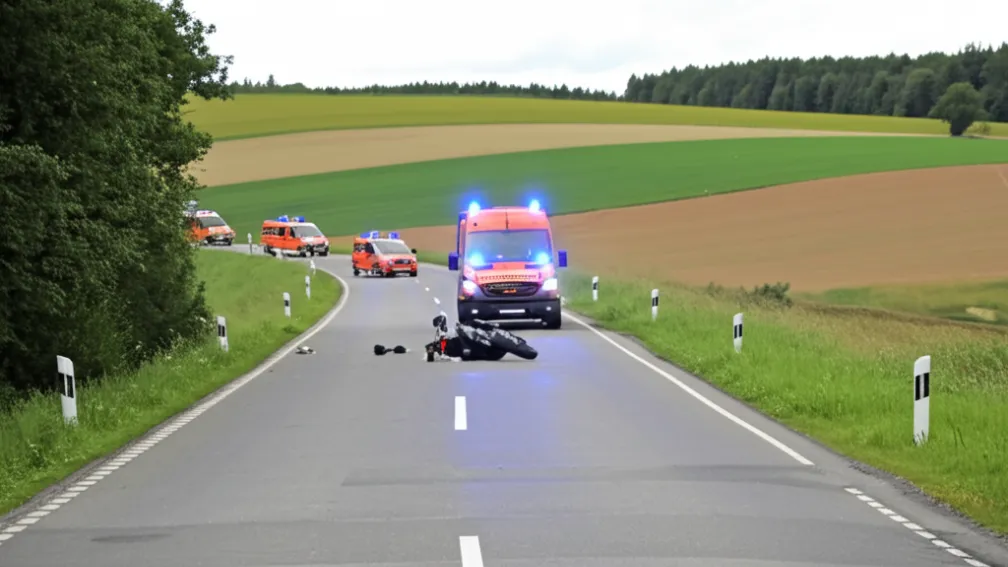 Accident la graniță: Motociclist de 16 ani se ciocnește frontal cu un motociclist