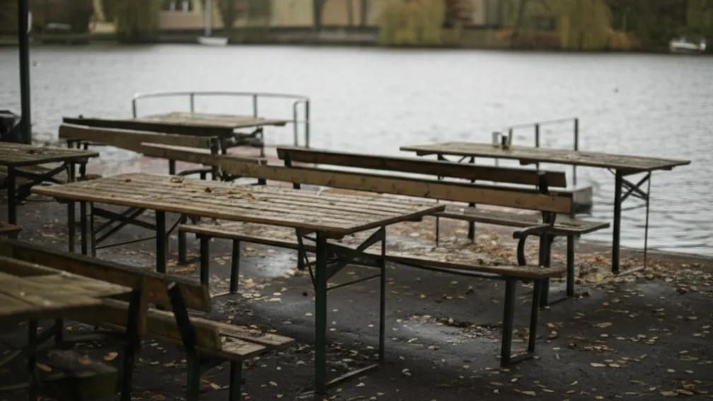 Biergartenul amenințat cu închiderea - Pescarii dau în judecată distracția de vară la lacul de scăldat