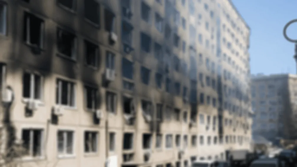Incendiu la Gera Distruge Fațada unei Case