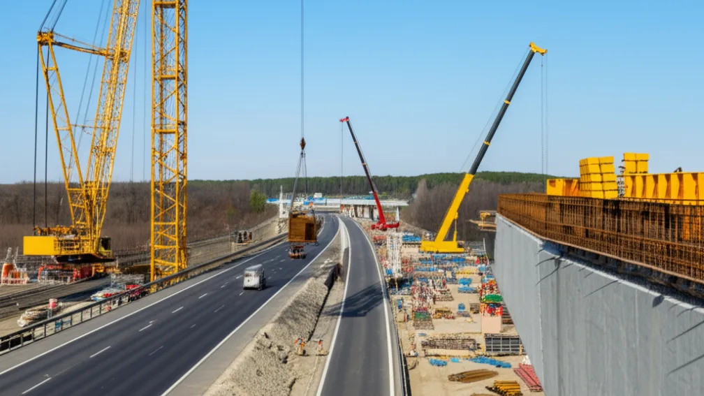 Construcție rapidă pod A100 Berlin: Germania construiește cu viteză maximă