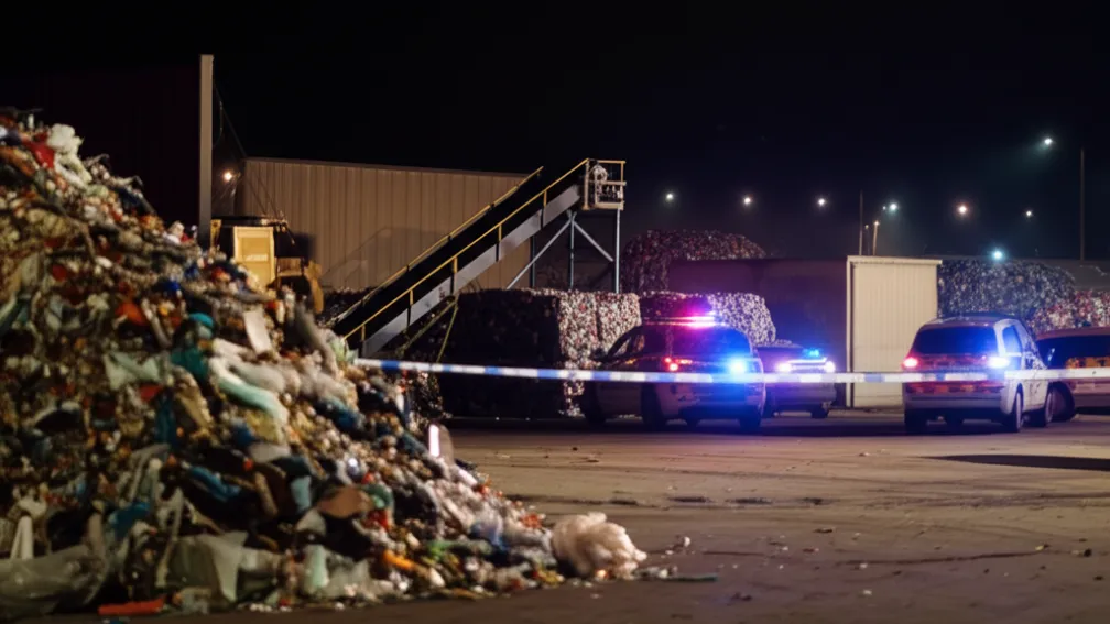 Descoperire macabră la reciclare în Hamburg: Cadavru găsit în gunoi