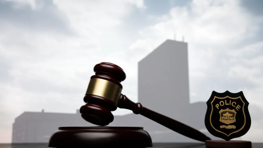 Polițist scandalos din Stuttgart, salariu redus după 3 ani de suspendare