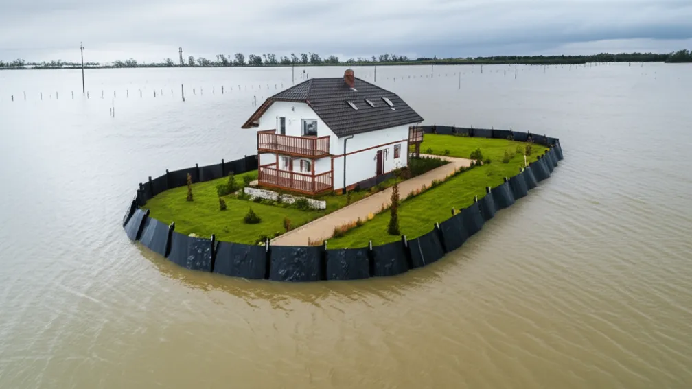 Familie salvează casa de inundații în Tennessee