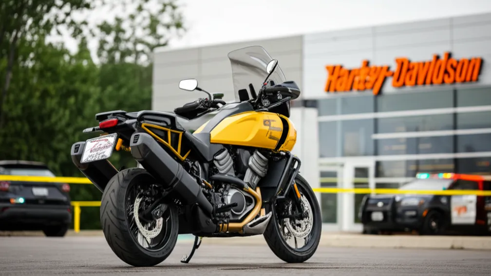 Motocicletă Harley-Davidson de 18.000 de euro furată în timpul unui test drive