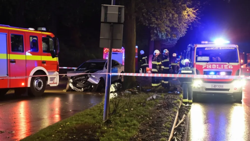 Accident tragic Mercedes: Șofer decedat în Quakenbrück