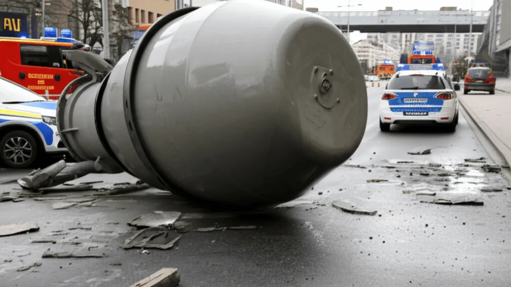 Betoniera blocaj rutier în Berlin
