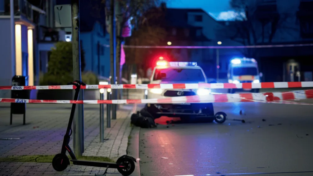 Accident grav Recklinghausen: Tânără pe trotinetă electrică lovită de mașină