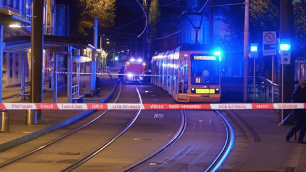 Accident grav tramvai Heidelberg: Bărbat lovit