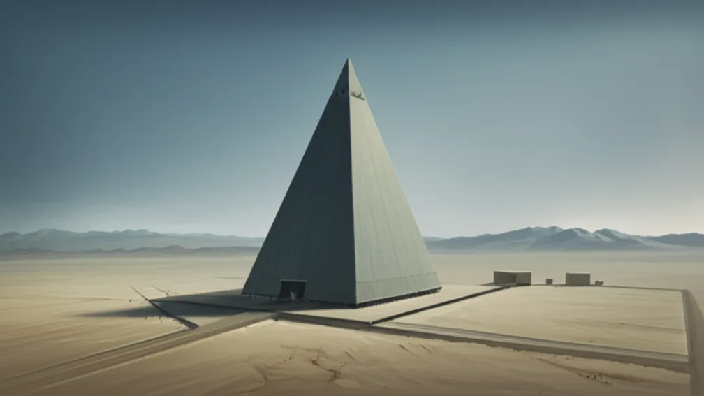 Loc de aterizare OZN? - Turn misterios descoperit în Area 51