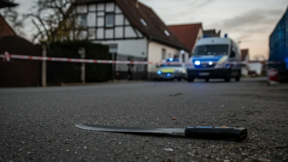 Teroare cu macetă în Germania: Fiul își amenință mama