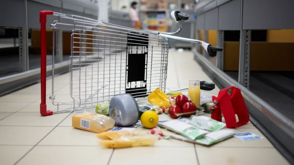 Kahla: Bărbat de 66 de ani își pierde cumpătul la casa de marcat a unui supermarket