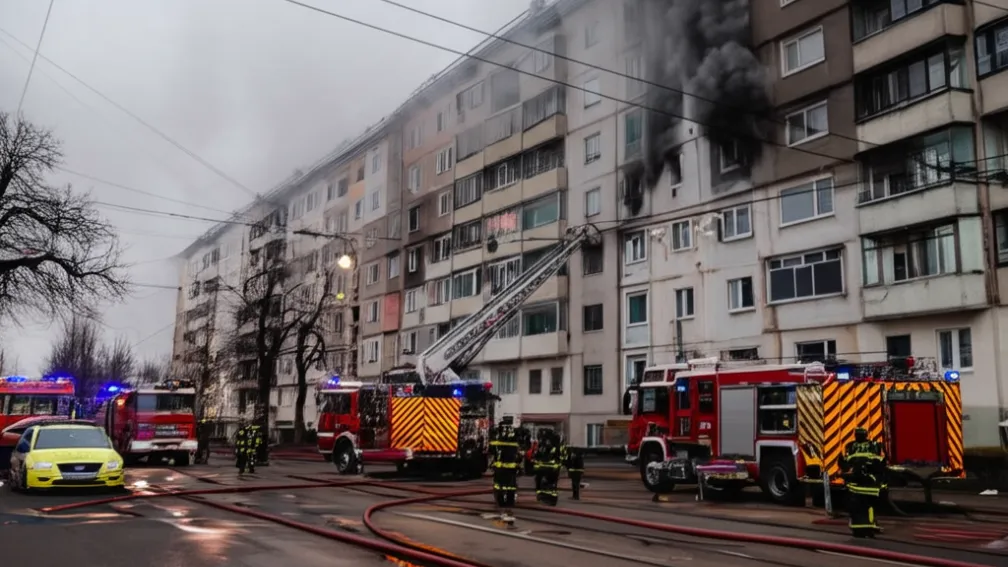 Incendiu într-un apartament din Kassel: Bărbat de 50 de ani rănit