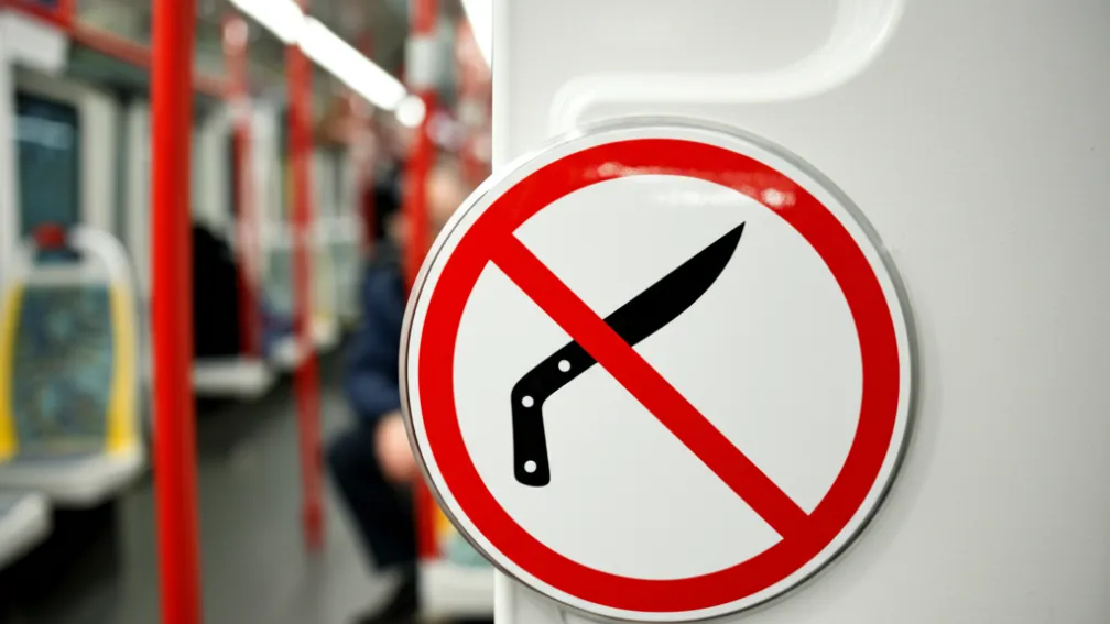 Noua ordonanță - Berlin interzice cuțitele în autobuze și trenuri