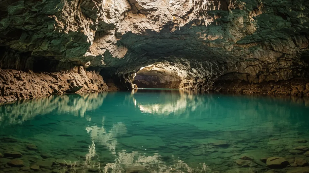 Mii de ani nedescoperit - Aici se află cel mai mare lac termal cavernicol din lume