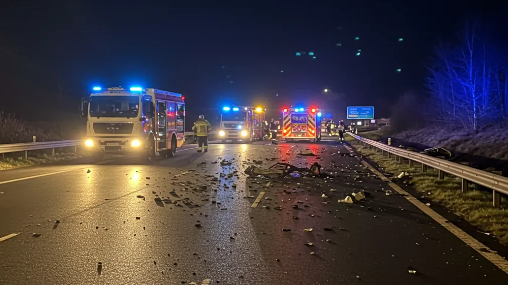 Accident pe A59 lângă Duisburg: Doi oameni au murit în epavă