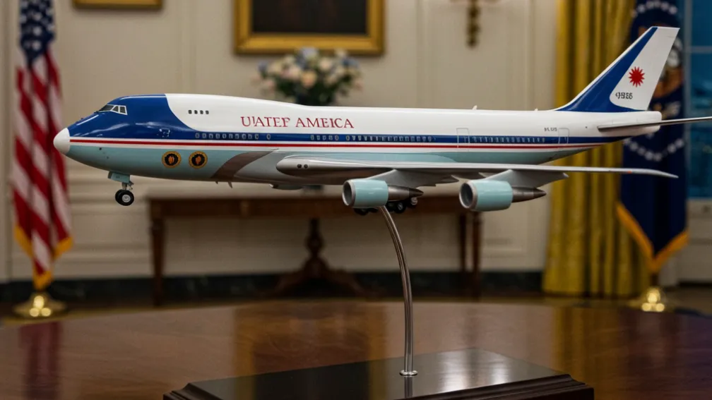 Trump se laudă cu Air Force One pe care nu o va zbura niciodată