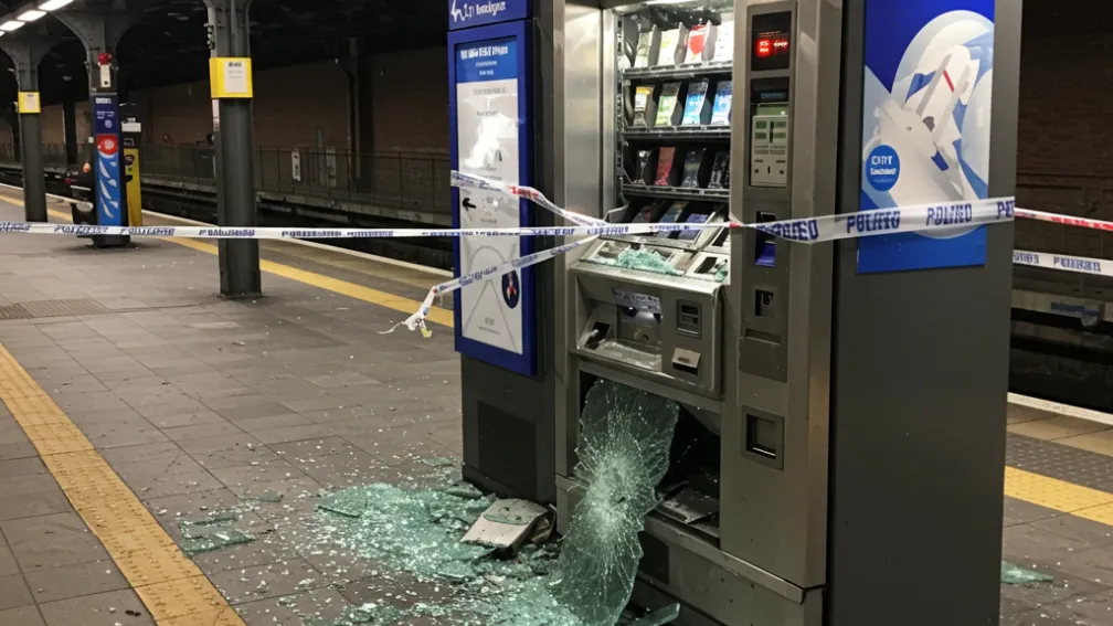 Magdeburg: Tânăr de 18 ani vandalizează gara