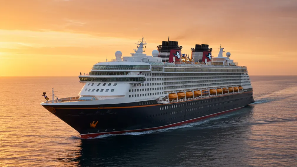 Cel mai mare vas de croazieră din Germania – Sute de oameni vor să vadă Disney Adventure