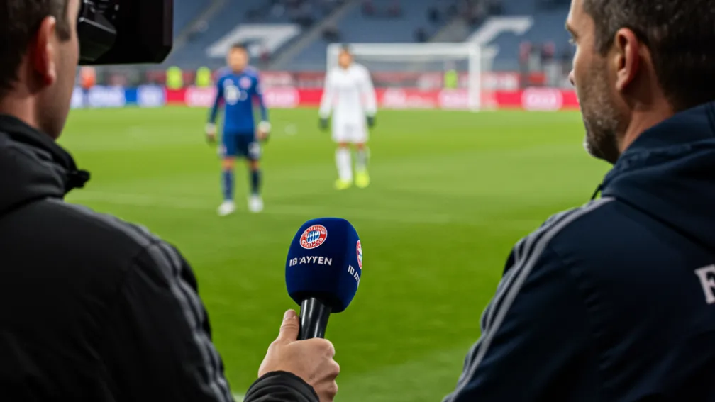 Eberl către reporterul Sky: «Nu vreau să te corectez mereu»